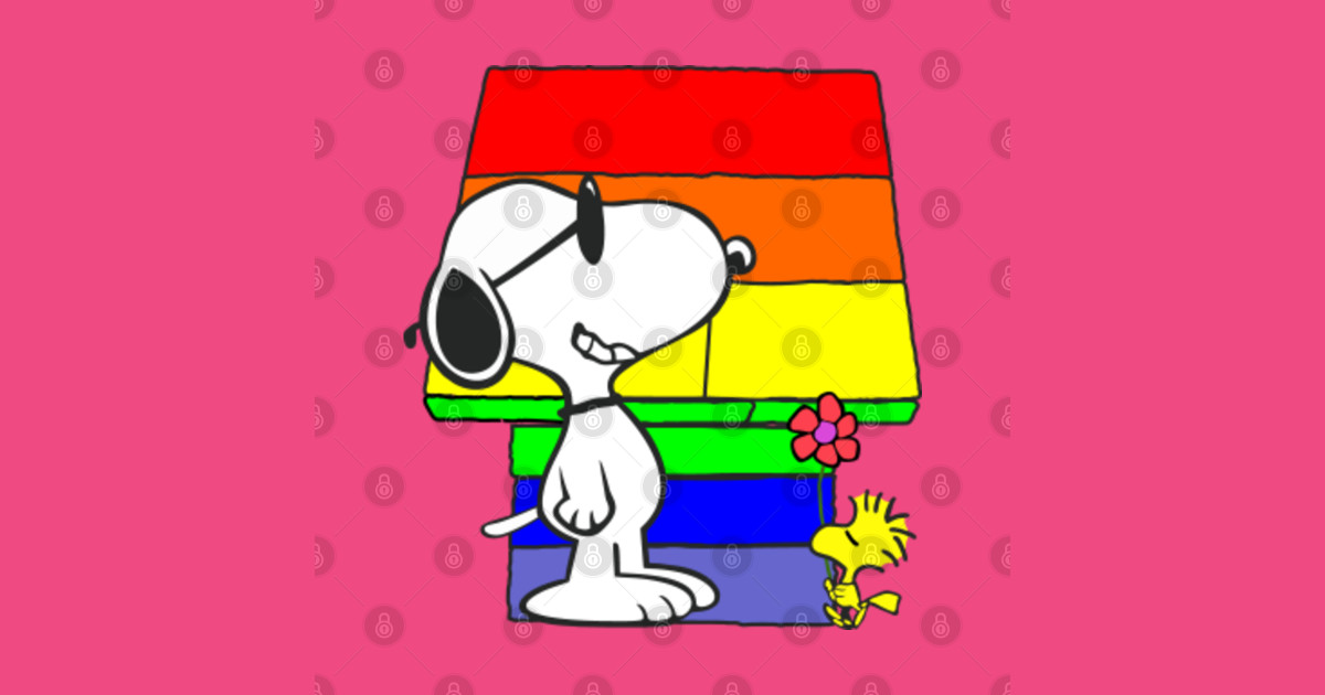snoopy gay pride