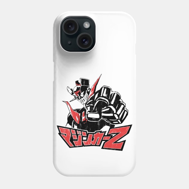 Mazinga Z - Black&Red Phone Case by Yexart