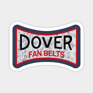 Dover Fan Belts (Original Design - Dark Navy - Worn) Magnet