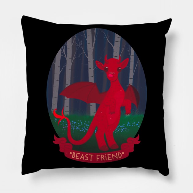Baron of the Pines Pillow by Meowlentine