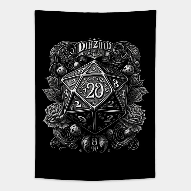 D20 Von Classic Tapestry by walaodesigns