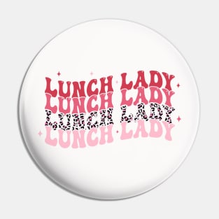 Leopard Lunch Lady Valentine_s Day Pin