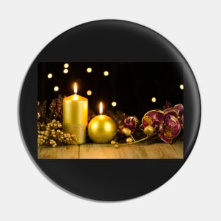 Christmas candles Pin