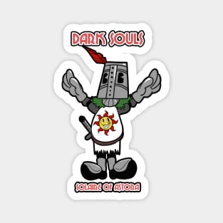 Solaire of Astora Cuphead Style! Magnet