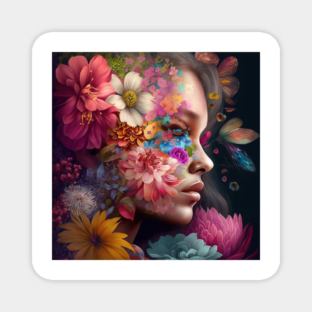 flowery Magnet by Imagier