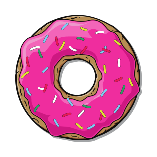 Pink Donut, Doughnut, Icing, Sprinkles, Frosting T-Shirt