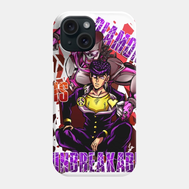 Josuke is Unbreakable! Phone Case by LucasBrenner