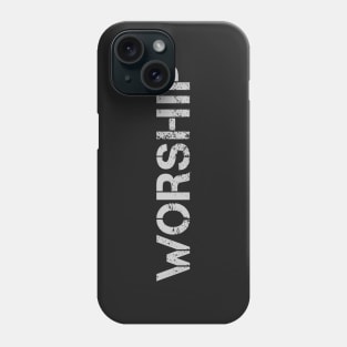 WORSHIP Stencil Phone Case