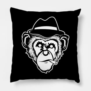 Monkey Head Smoking Pillow