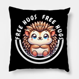 Cuddly Hedgehog: Free Hugs and Smiles for All Pillow