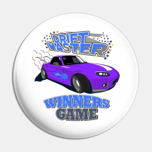 Drift Master Purple Car design Pin