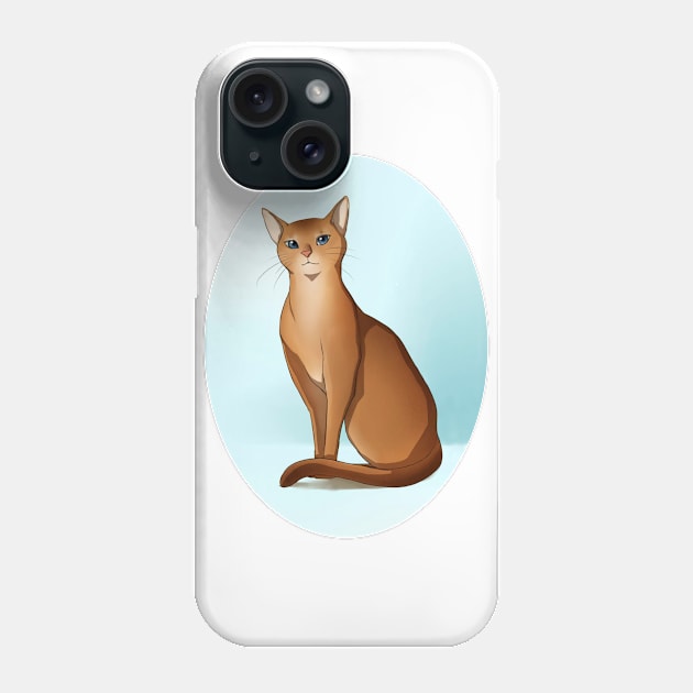 Abyssinian Cat T Shirt Phone Case by Pam069