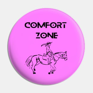 Horse with Lady - Comfort Zone Pin