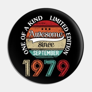 Happy Birthday 41 Years Old To Me Awesome Since September 1979 One Of A Kind Limited Edition Pin