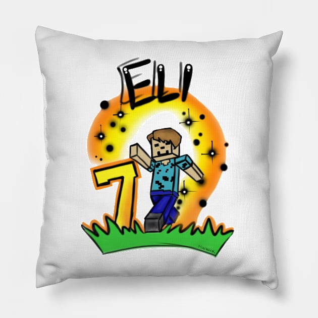 ELI Pillow by ManaInk