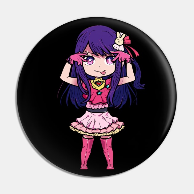 Oshi no Ko - Ai Chibi Pin by Dokey4Artist