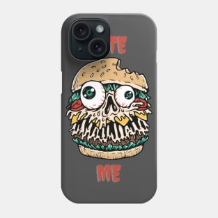 Bite me burger Phone Case