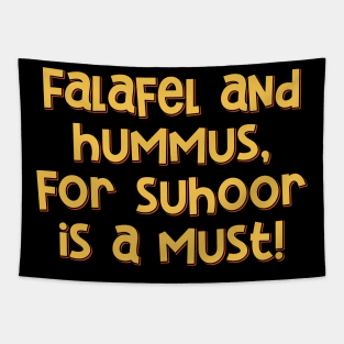 Falafel and Hummus Tapestry