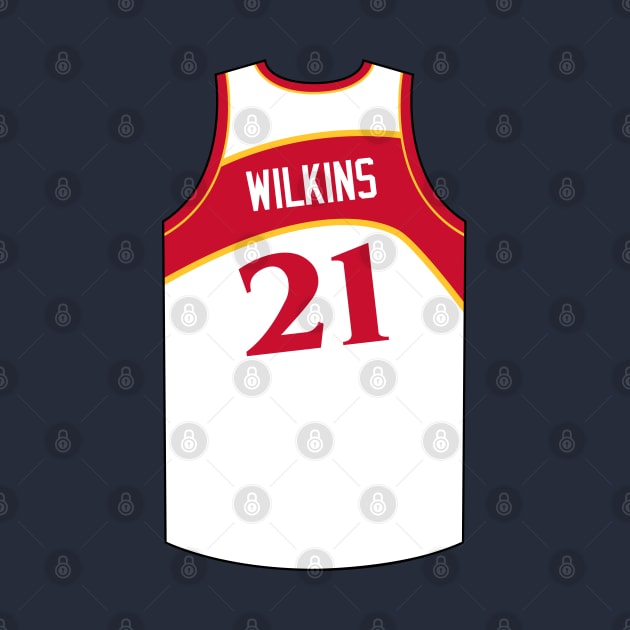 Dominique Wilkins Atlanta Jersey Qiangy by qiangdade