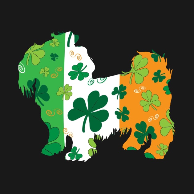 ST Patricks Day Shih Tzu Lucky Irish T-Shirt by TeeLovely