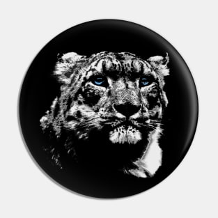 Snow Leopard Pin