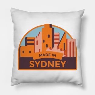 Made In Sydney Sticker Pillow