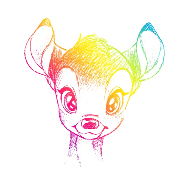 Bambi cute deer by G-THE BOX