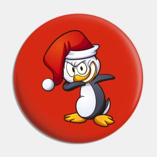 Dabbing bird Christmas gift Pin