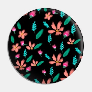 Beautiful Crayons Hand Drawn Flower Pattern Background Seamless Pin