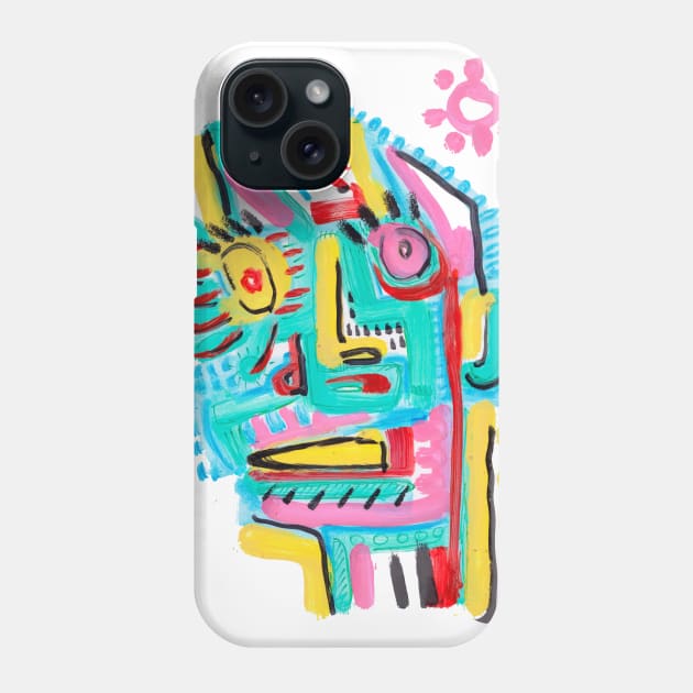 face Phone Case by Angel Rivas