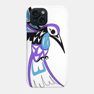 Humming Bird (Nenookaasi) Purple Phone Case