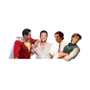 The many faces of Zachary Levi T-Shirt