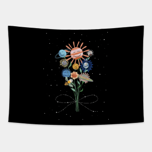 Bouquet of Planets Tapestry