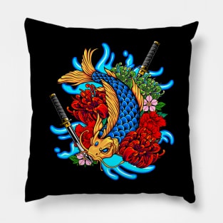 Japanese Koi Fish 1.1 Pillow