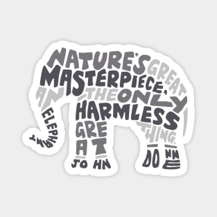 Elephant Masterpiece Magnet