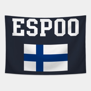Espoo Finland Flag Heritage Tapestry