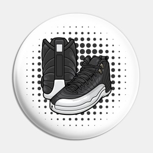 AJ 12 Retro Playoffs Sneaker Pin