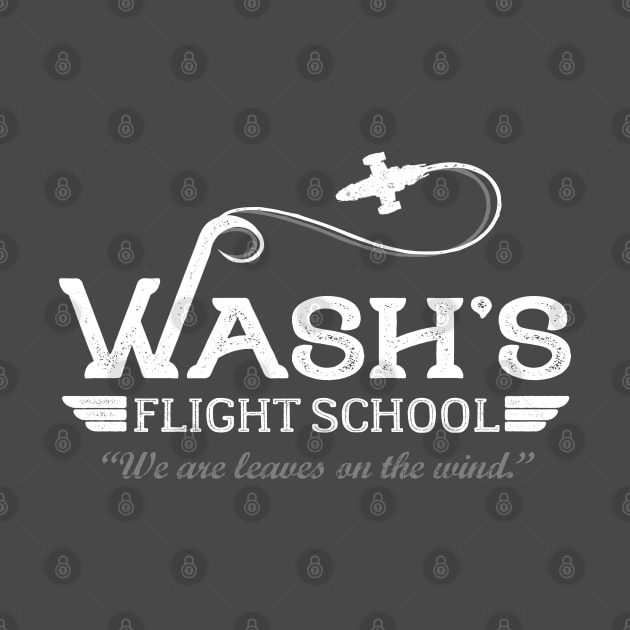 Wash's Flight School by NinthStreetShirts