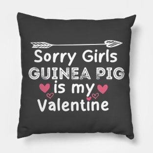 sorry girls Guinea Pig is my  valentine Pillow