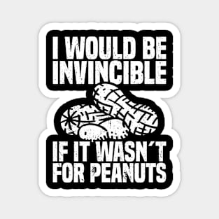 Peanut Allergy Funny Nut Allergy Magnet