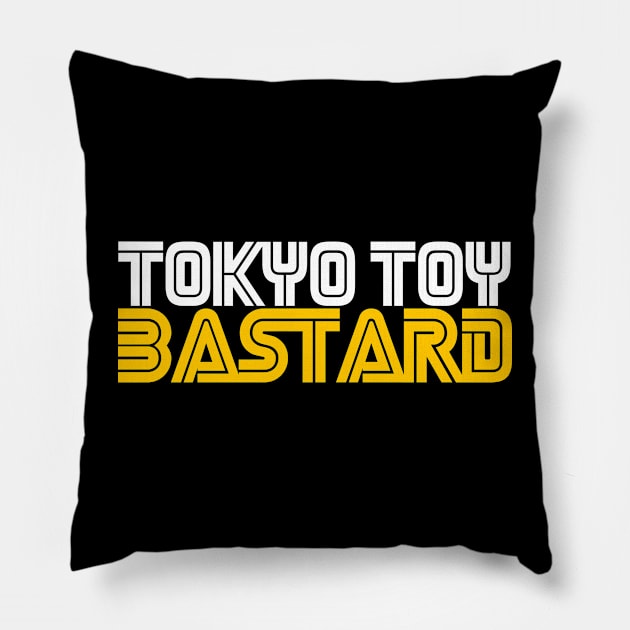 TOKYO TOY BASTARD - CLASSIC LOGO Pillow by TOKYO TOY BASTARD TEE BODEGA