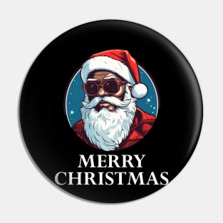 Black Santa, Afro Santa, Santa Claus, Black Christmas Pin