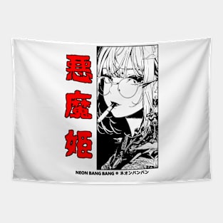 Goth Grunge Anime Girl Harajuku Japanese Streetwear Tapestry