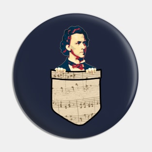 Frederic Chopin In My Pocket Pin