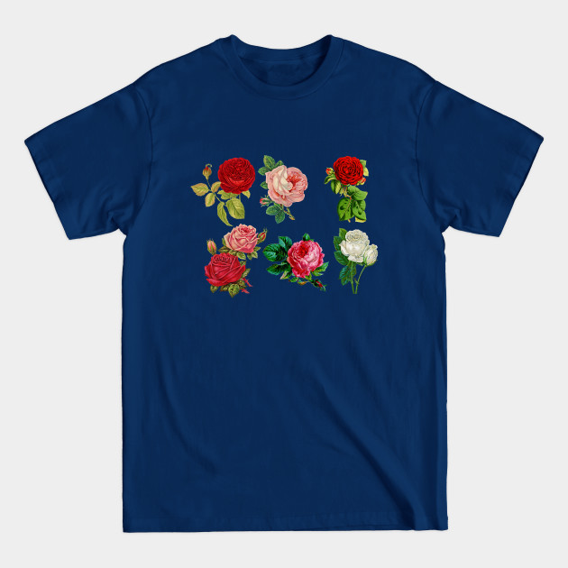 Discover Roses pattern Art - Roses - T-Shirt