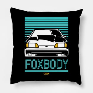 Foxbody Ford Mustang GT Retro Pillow