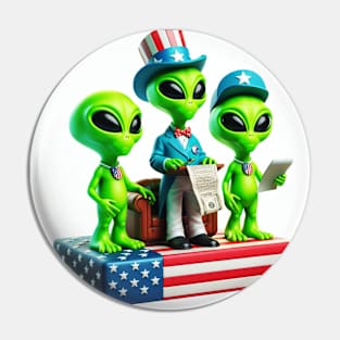 Little Green Men - Alien #13 Pin