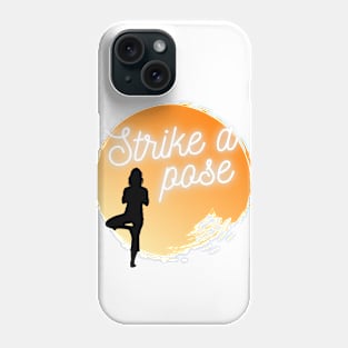 Yoga Pose in the Sunlight Phone Case