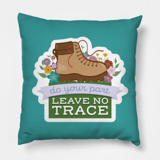 Leave no Trace Hiking Boot Pillow