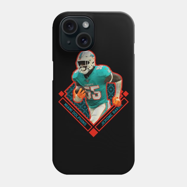 JEROME BAKER MIAMI DOLPHINS Phone Case by hackercyberattackactivity